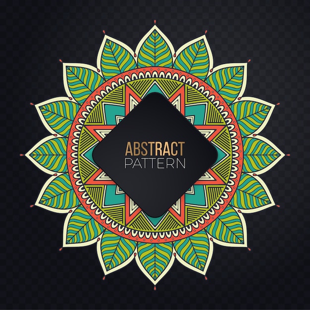 Vector indio Mandala