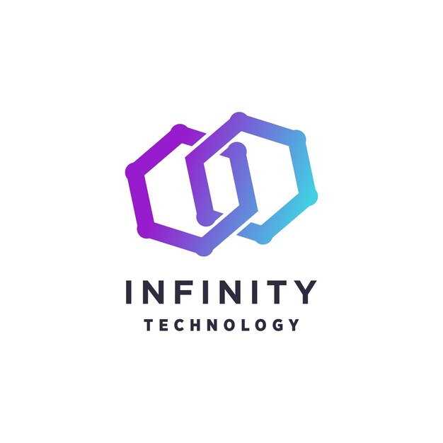 Vector infinity diseño de logotipo icono elemento vector con concepto moderno creativo