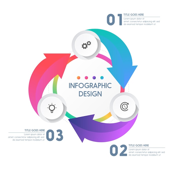 Vector de infografía