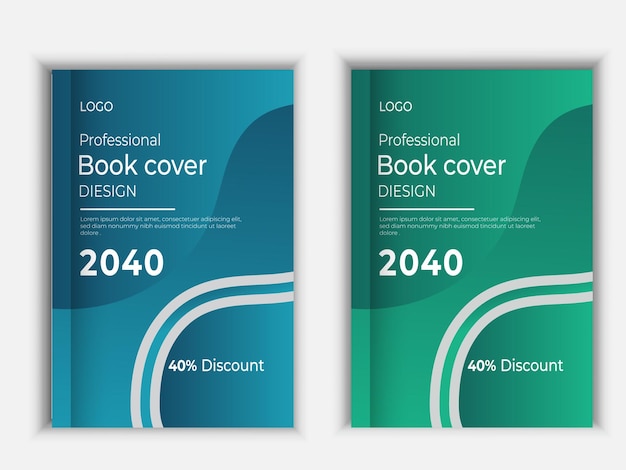Vector informe anual folleto de negocios colorido modelo de informe anual