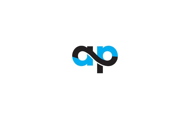 Vector inicial una plantilla de diseño de logotipo de letra
