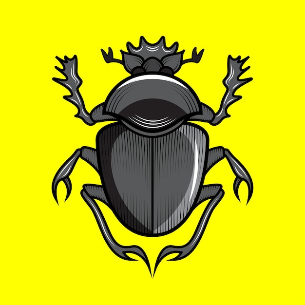 Vector de insectos en estilo de diseño plano