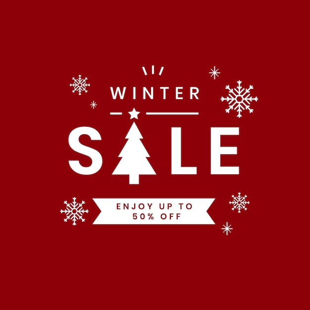 Vector de la insignia de promoción de venta de Navidad