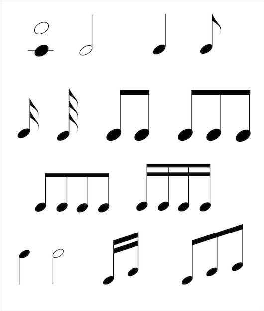 Vector de instrumentos musicales Ilustración vectorial de dibujo manual de instrumentos musicales