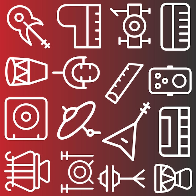 Vector de instrumentos musicales