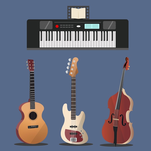 Vector de instrumentos musicales