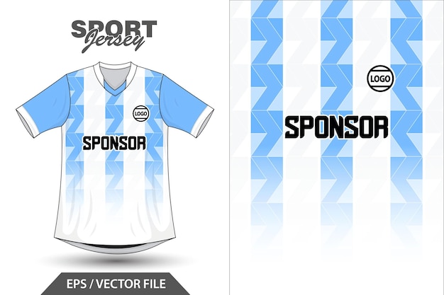 Vector jersey deportivo de fútbol para la sublimación.