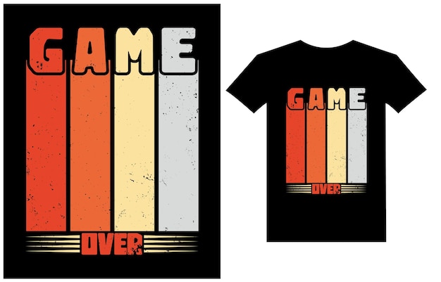 Vector joysticks juego pad ilustración con eslogan juego para impresiones de camiseta y etc.