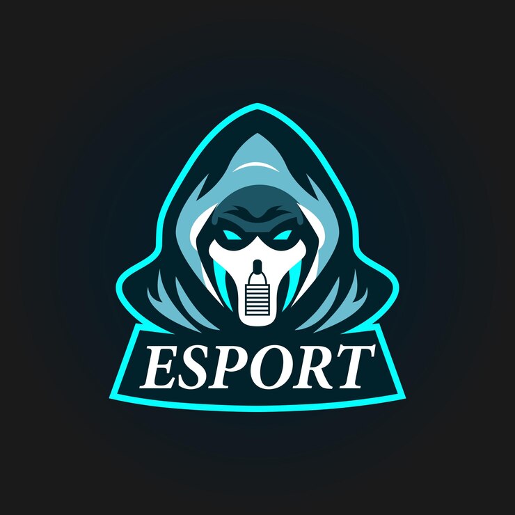 vector de juego de logotipo de esport de ilustración para diseño