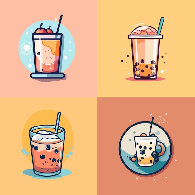 vector de jugo de naranja dulce