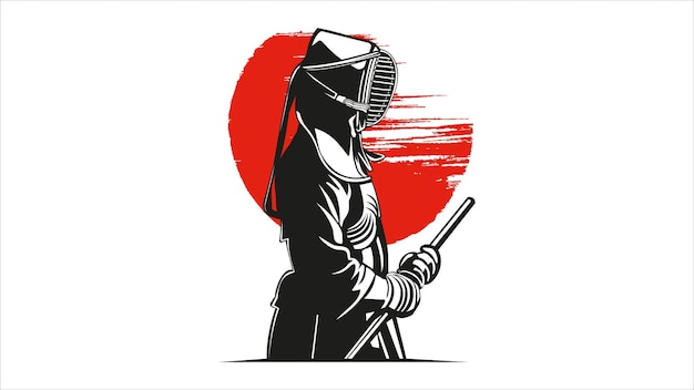 Vector vector de kendo