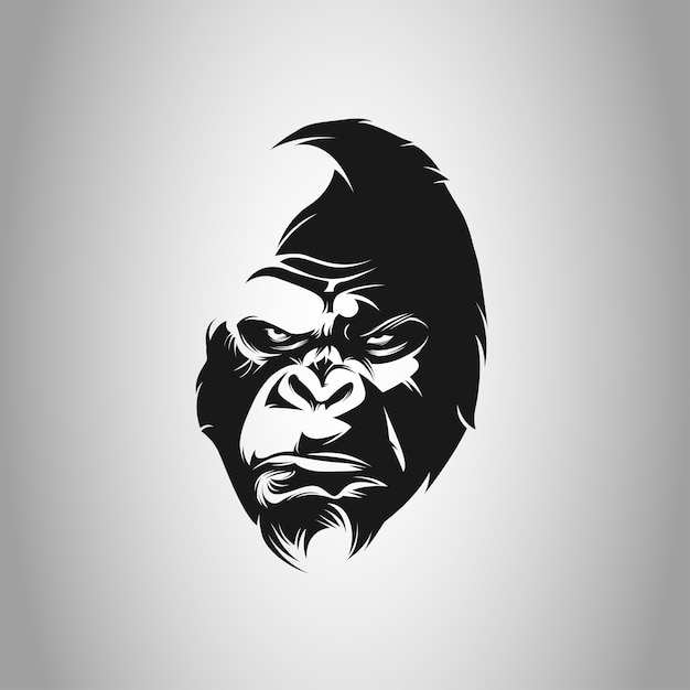 Vector King Kong Head