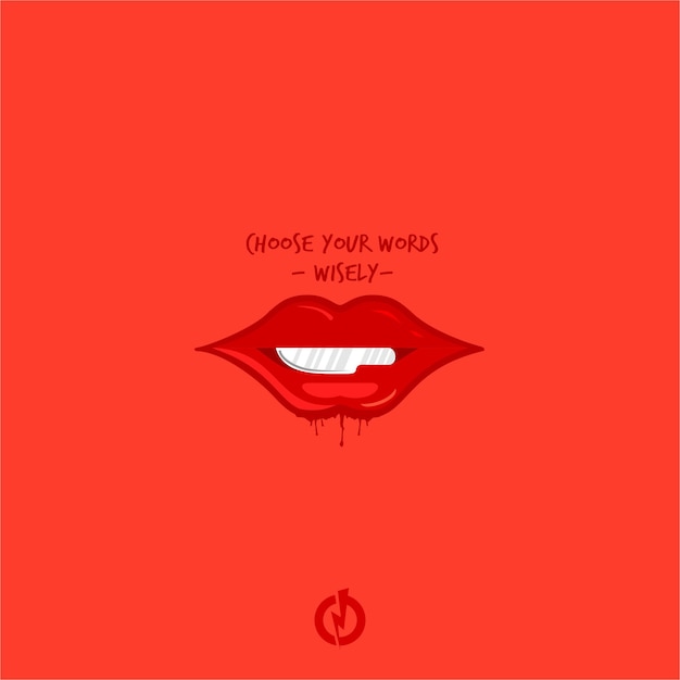 Vector de labios
