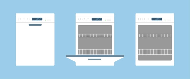 Vector de lavador de platos