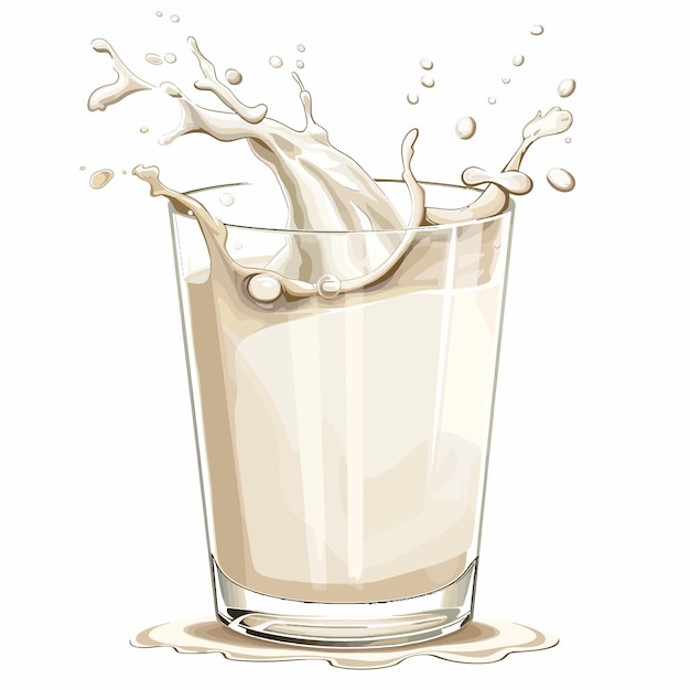 Vector de la leche