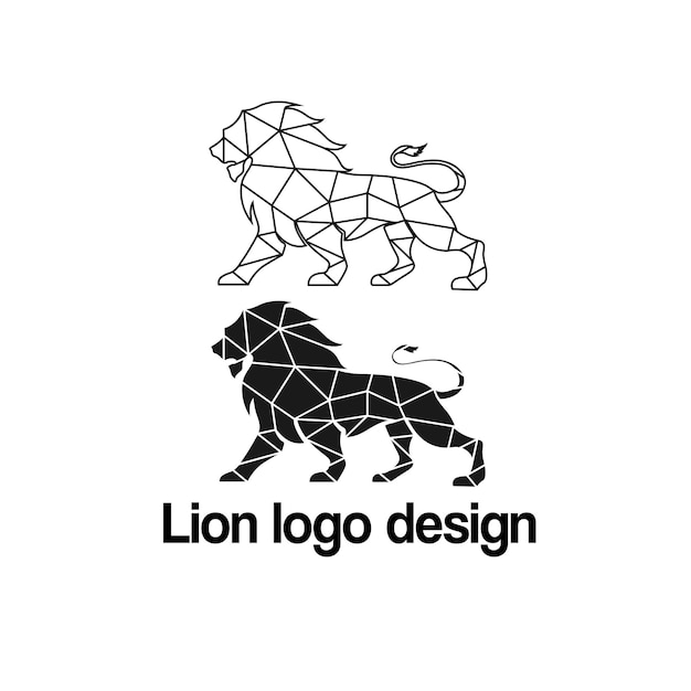 El vector del león deign logotipo