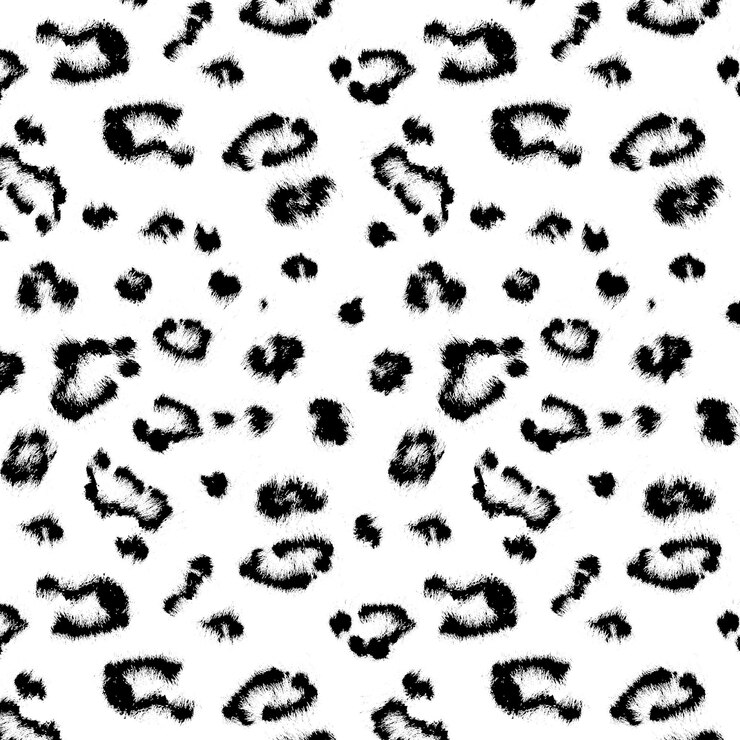 Vector vector de leopardo dibujado a mano vector de diseño impresión de animal de chita