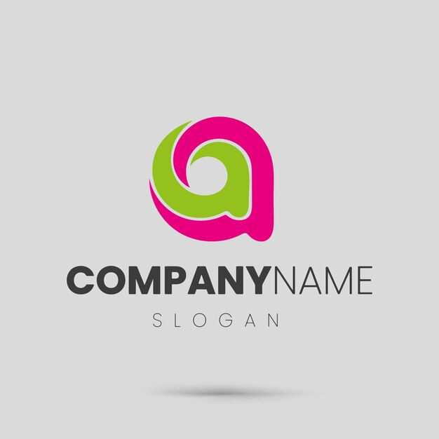 Vector letra corporativa un icono del logotipo