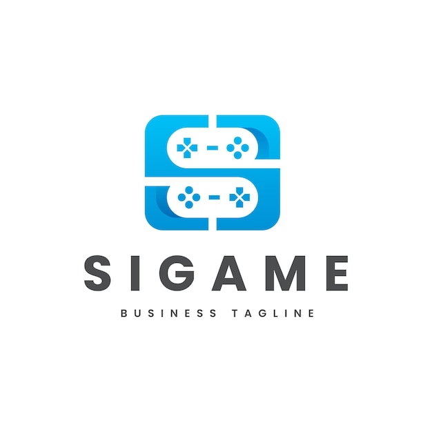 Vector de la letra del logotipo del juego