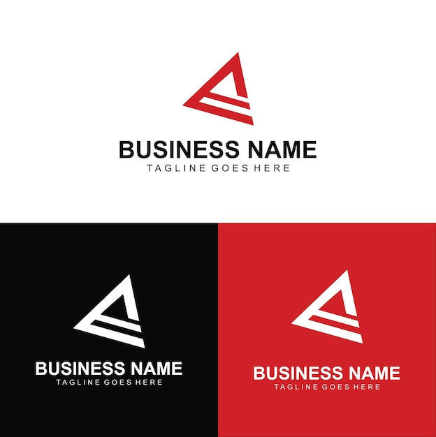 Vector de la letra premium ae del logotipo