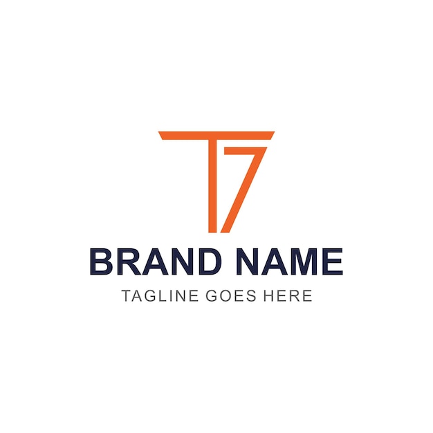 Vector letra t j diseño de logotipo plantilla concepto de línea