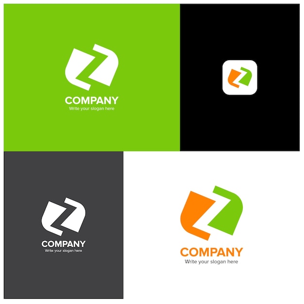 Vector de la letra Z del logotipo