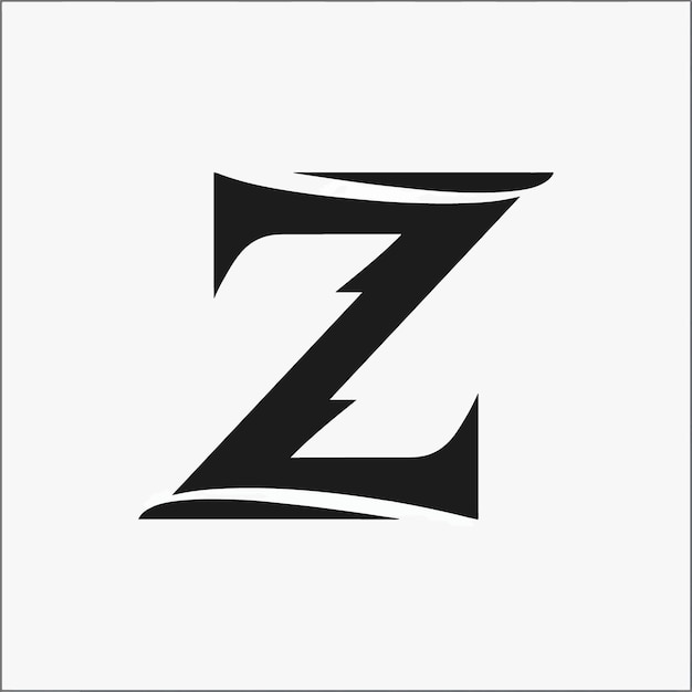 Vector de la letra z del logotipo