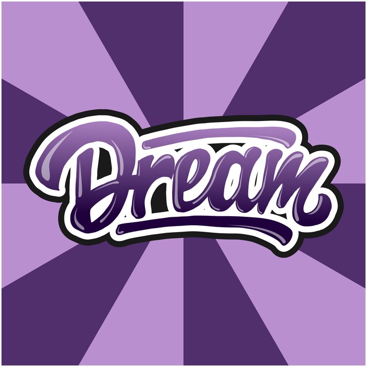 Vector vector de letras de sueño