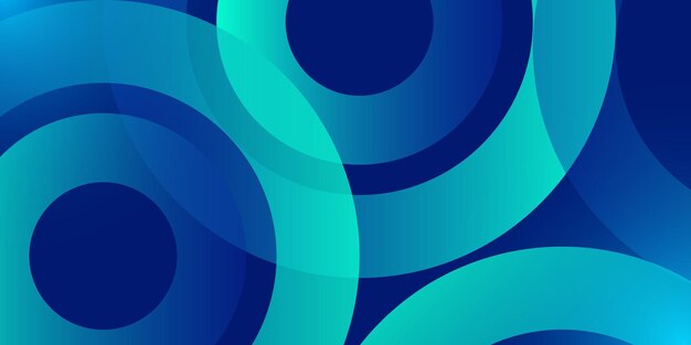 Vector libre azul abstracto fondo azul círculo de gradiente