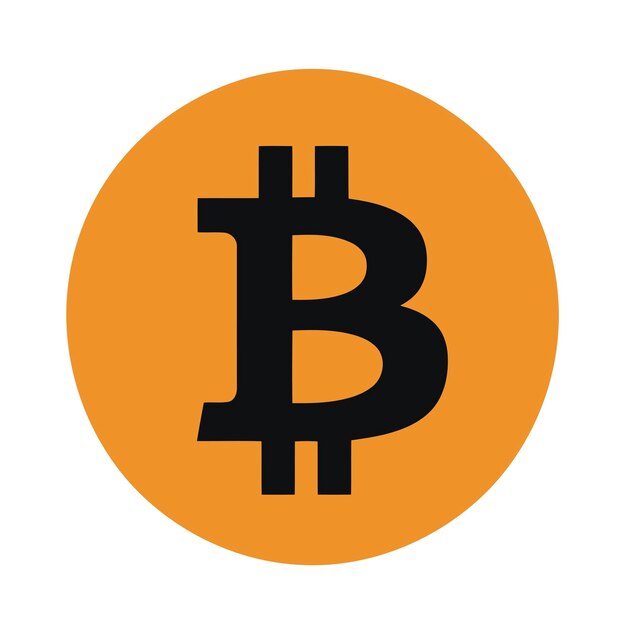 Vector libre de bitcoin logotipo símbolo icono etiqueta