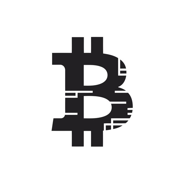 Vector libre de bitcoin logotipo símbolo icono etiqueta