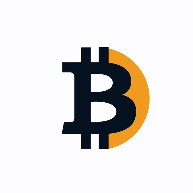 Vector libre de bitcoin logotipo símbolo icono etiqueta