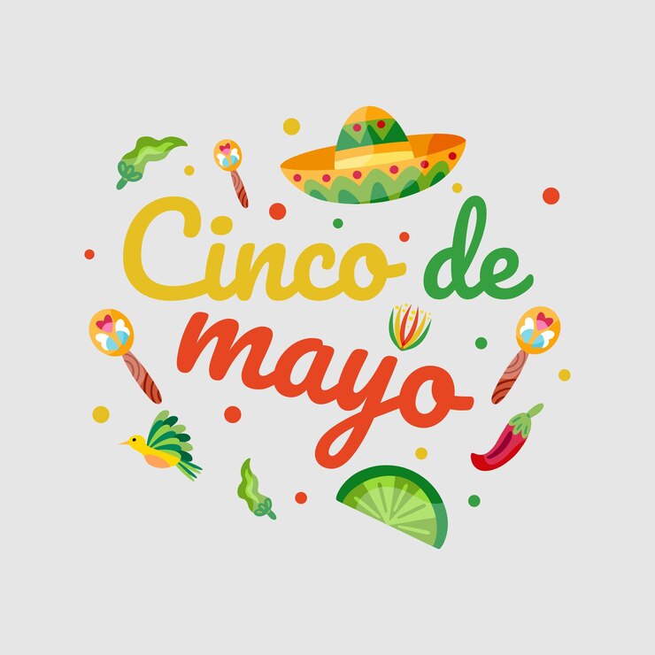 Vector libre cinco de mayo modelo de diseño de camiseta premium