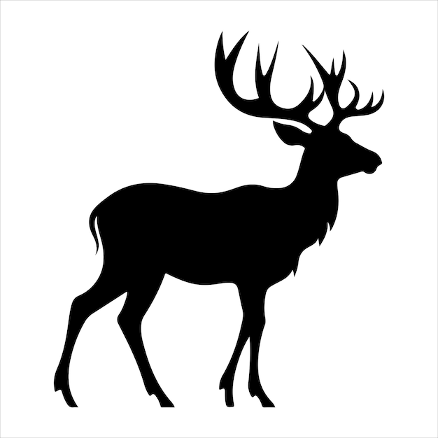 Vector libre club de caza vector animal ciervo rifle e ilustración de objetivo
