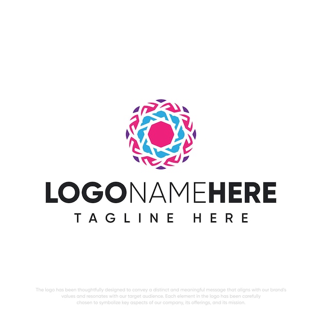 Vector libre conjunto de ideas de diseño de logotipo de empresa vector