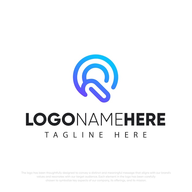 Vector libre conjunto de ideas de diseño de logotipo de empresa vector