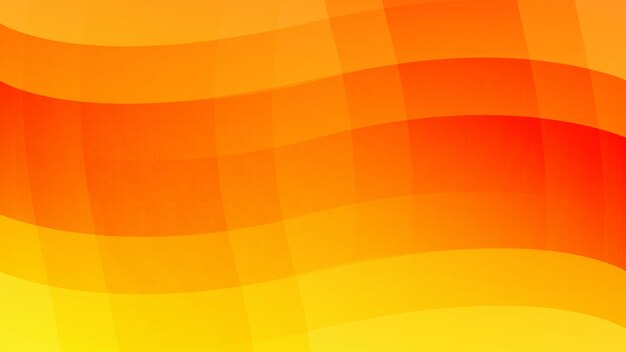 Vector libre fondo abstracto naranja y líneas curvas