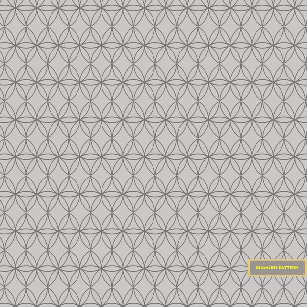 Vector libre de fondo con patrón gris con patrón geométrico