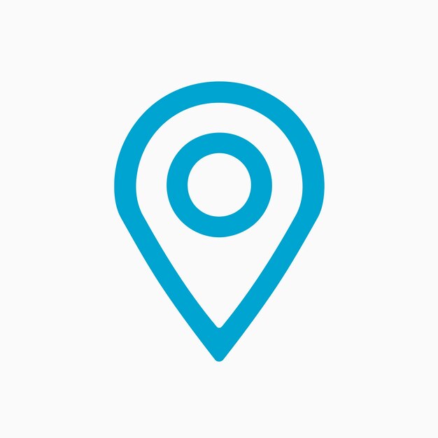 Vector libre geotag dirección ubicación localizador etiqueta favicon icono logotipo símbolo