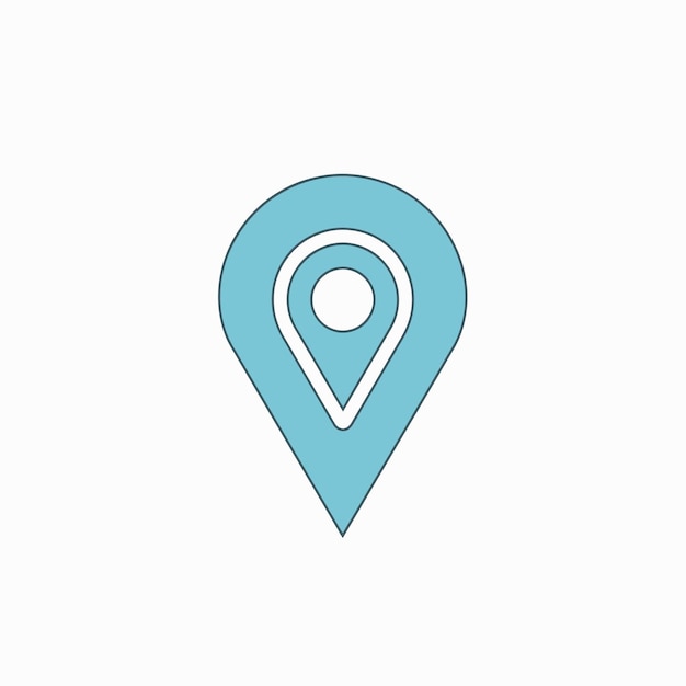 Vector libre geotag dirección ubicación localizador etiqueta favicon icono logotipo símbolo
