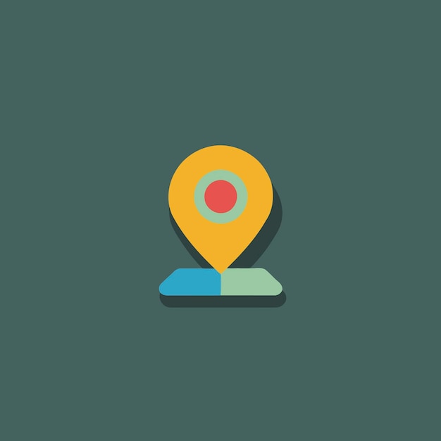 Vector libre geotag dirección ubicación localizador etiqueta favicon icono logotipo símbolo