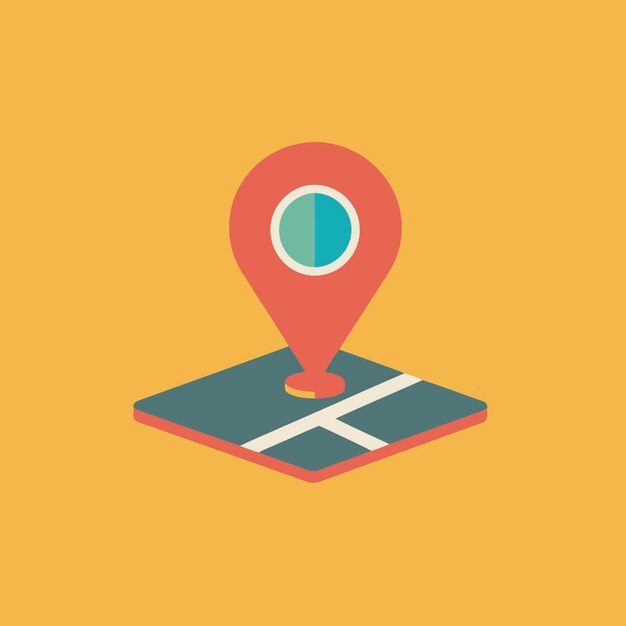 Vector libre geotag dirección ubicación localizador etiqueta favicon icono logotipo símbolo