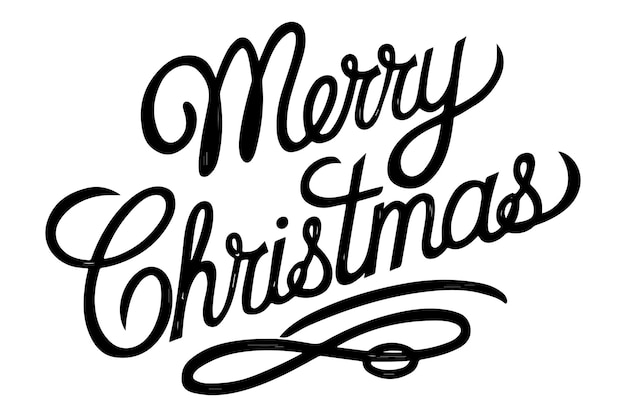 Vector libre hermosas letras de Feliz Navidad