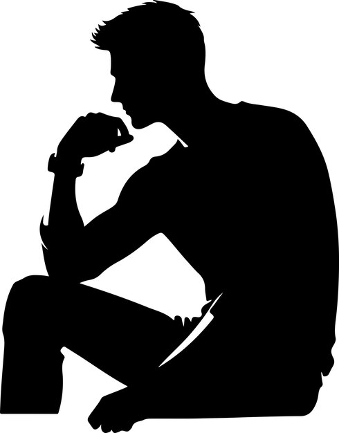 Vector libre un hombre con una camiseta verde dibujado