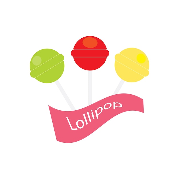 Vector libre del icono del caramelo de la piruleta