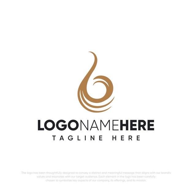 Vector libre identidad corporativa vector logo b diseño