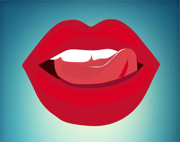 Vector libre de lengua
