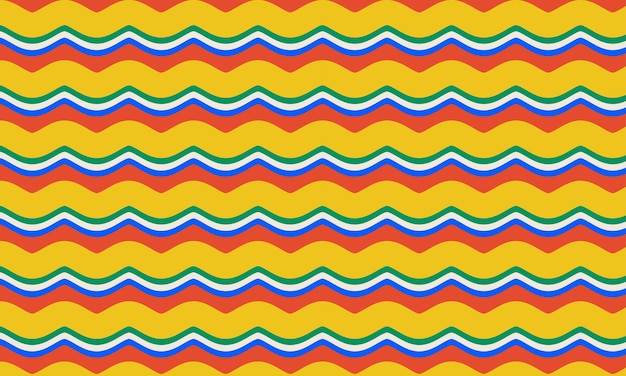 Vector libre de la línea retro groovy patter