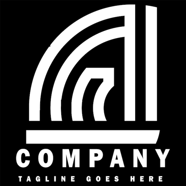 Vector libre del logotipo de la empresa del logotipo geométrico