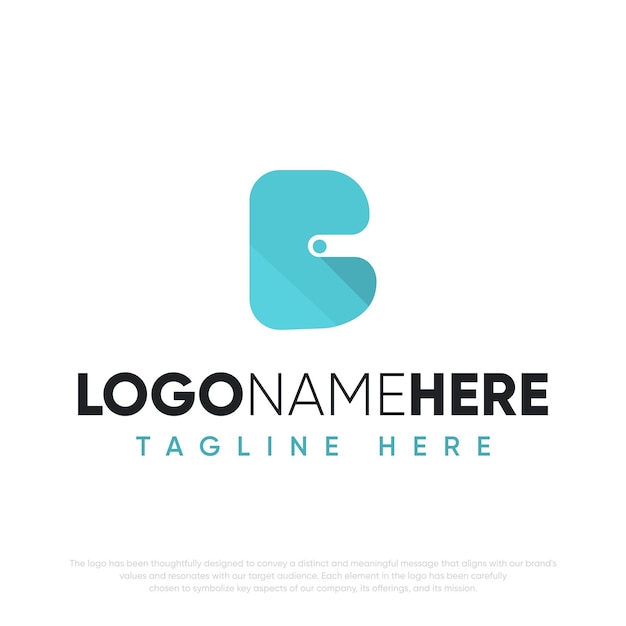 Vector libre negocio icono logo letra b